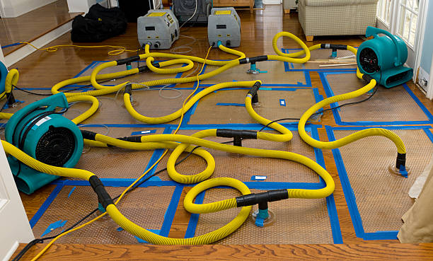 Professional Burst Pipe Water Damage technician working in West Jefferson, NC